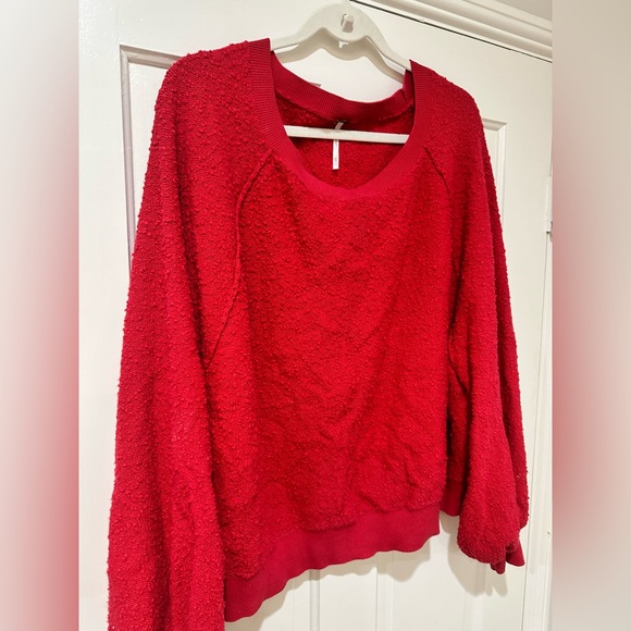 Free People Found my Friend sweater red - Picture 5 of 16